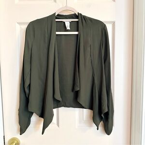 Green Miley and Molly crop cardigan